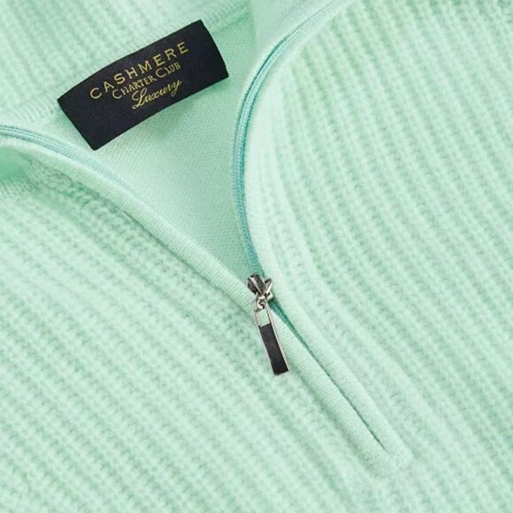 Charter Club Mint Green Sweater - Picture 2 of 4